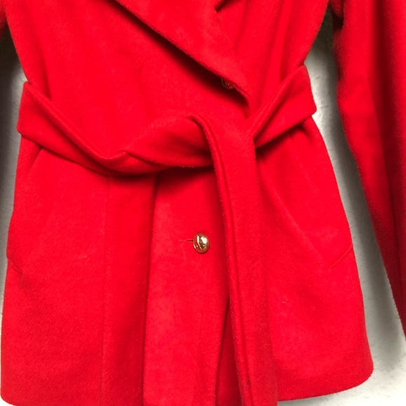 TOKKEBY Red Jacket Coat. Size S/M - Picture 4 of 8